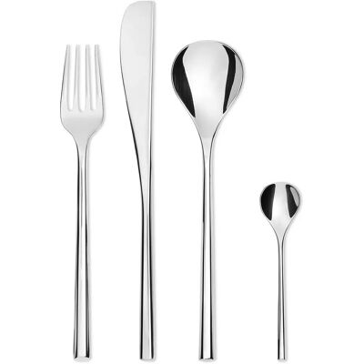 Ensemble de couverts en acier inoxydable 24 pièces - Alessi TI04S24 Ensemble de couverts en acier inoxydable 24 pièces - Alessi TI04S24