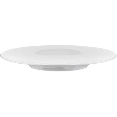 Assiette de repas en porcelaine blanche Alessi TI05/5 - Lot de 5 - Publicité Assiette de repas en porcelaine blanche Alessi TI05/5 - Lot de 5 - Publicité