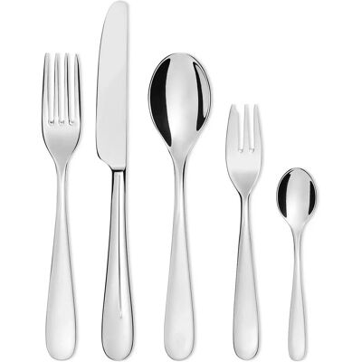 Alessi 5180S30 Küchenbesteck - 30 Stück - Edelstahl Alessi 5180S30 Küchenbesteck - 30 Stück - Edelstahl