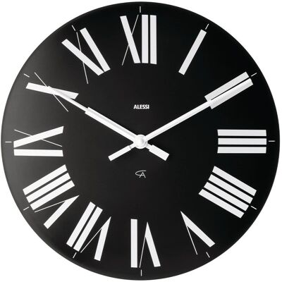 Zegar ścienny Alessi 12B - Rzymskie cyfry, Quartz, 36cm Zegar ścienny Alessi 12B - Rzymskie cyfry, Quartz, 36cm