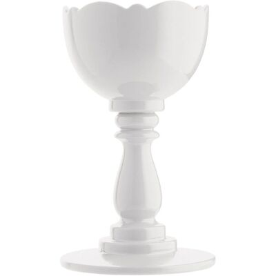 Alessi Egg Cup and Spoon Set - Designer Marcel Wanders - White Alessi Egg Cup and Spoon Set - Designer Marcel Wanders - White
