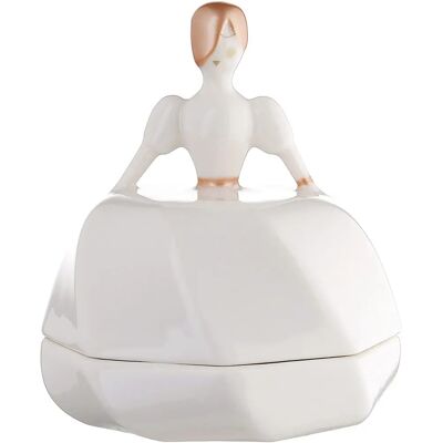 Alessi Portaconfetti Le Petite Mariee - Porslins konfettiburk Alessi Portaconfetti Le Petite Mariee - Porslins konfettiburk