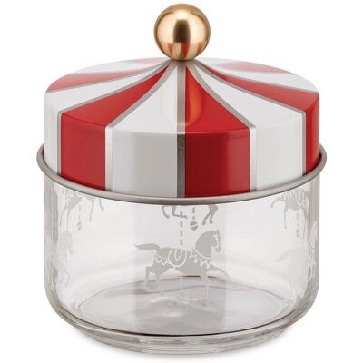 Alessi MW30/50 Barattolo Circus - Barattolo di Riso - Design Circo - 50 cl Alessi MW30/50 Barattolo Circus - Barattolo di Riso - Design Circo - 50 cl