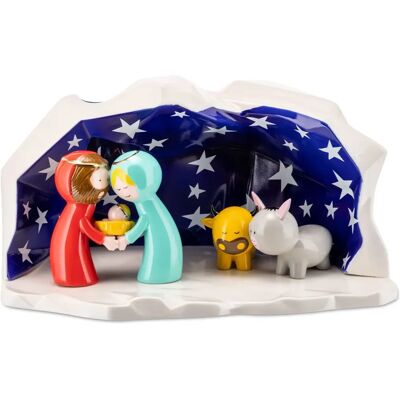 Alessi Happy Eternity Baby Szopka - Nowoczesne Figury z Porcelany Alessi Happy Eternity Baby Szopka - Nowoczesne Figury z Porcelany