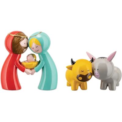 Alessi AGJ01S2 dekorativa figur - Betlehem - Jul Alessi AGJ01S2 dekorativa figur - Betlehem - Jul