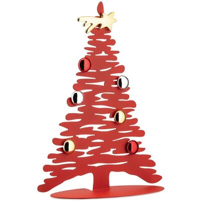Alessi Donia Maaoui Red Christmas Ornament - Steel, Porcelain, Epoxy Resin Alessi Donia Maaoui Red Christmas Ornament - Steel, Porcelain, Epoxy Resin
