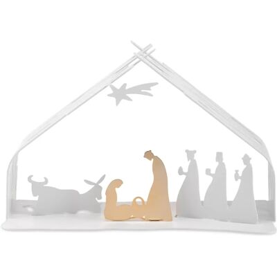 Alessi - Presépio de Natal Bark - Branco - Aço epóxi - Donia Maaoui Alessi - Presépio de Natal Bark - Branco - Aço epóxi - Donia Maaoui