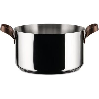Alessi PU101/20 Stal nierdzewna garnek - 20cm - 2,8L Alessi PU101/20 Stal nierdzewna garnek - 20cm - 2,8L