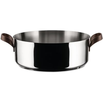 Alessi PU102/28 Stalowa Patelnia - 5L - Brązowa - Kuchnia Alessi PU102/28 Stalowa Patelnia - 5L - Brązowa - Kuchnia