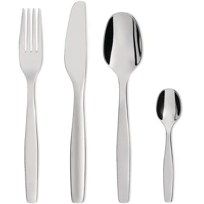 Alessi Naoto Fukasawa rostfritt stål bestickset 5 delar Alessi Naoto Fukasawa rostfritt stål bestickset 5 delar