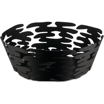Alessi BM10/18B Stahl Wäschekorb - Rund, Schwarz Alessi BM10/18B Stahl Wäschekorb - Rund, Schwarz