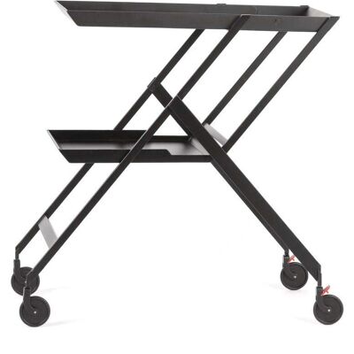 Alessi Plico Klapp- und Servierwagen - Schwarz Alessi Plico Klapp- und Servierwagen - Schwarz