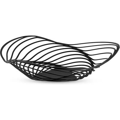 Alessi Trinity Fruktskål - Stål - 33cm - Elegant italiensk design Alessi Trinity Fruktskål - Stål - 33cm - Elegant italiensk design
