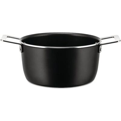 Alessi AJM101/20B Recyklingowane aluminium garnek na indukcję - 20cm Alessi AJM101/20B Recyklingowane aluminium garnek na indukcję - 20cm
