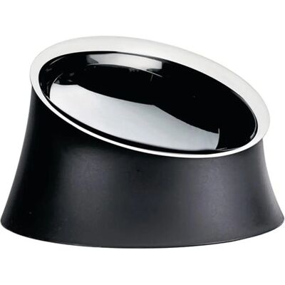 Alessi Wowl Dog Bowl - Stainless Steel, Black - Dog Bowl Alessi Wowl Dog Bowl - Stainless Steel, Black - Dog Bowl