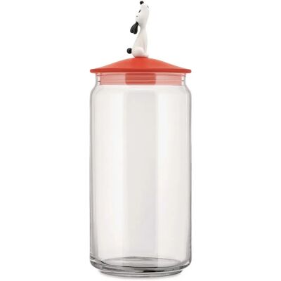 Pojemnik na karmę dla psa Alessi Lula - 1,5L, Czerwony Pojemnik na karmę dla psa Alessi Lula - 1,5L, Czerwony