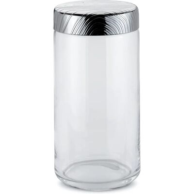 Pot en Verre Veneer d'Alessi - Transparent - Couvercle Hermétique en Acier Inoxydable Pot en Verre Veneer d'Alessi - Transparent - Couvercle Hermétique en Acier Inoxydable