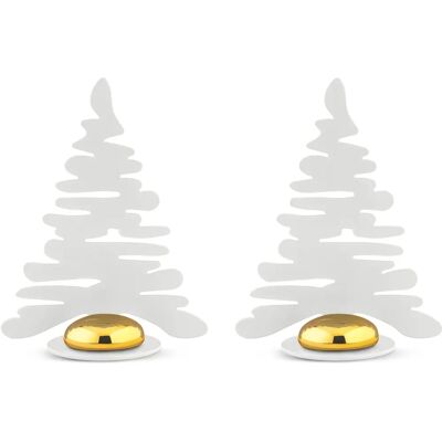 Alessi BARK na Choinkę Zestaw - Biały - Podkładki na karty Alessi BARK na Choinkę Zestaw - Biały - Podkładki na karty