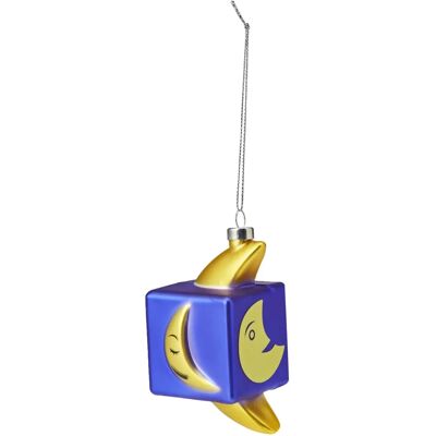 Alessi Mooncube GJ02 8 - Vintage Christmas Ornament - Hand-blown Glass Alessi Mooncube GJ02 8 - Vintage Christmas Ornament - Hand-blown Glass