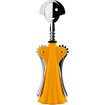 Alessi Anna G. AM01 DY - Design Korkenzieher - Klassisches Smiley-Gesicht Alessi Anna G. AM01 DY - Design Korkenzieher - Klassisches Smiley-Gesicht