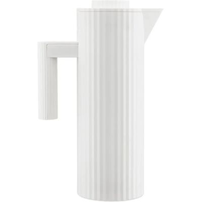 Alessi Termokanne Plissé - Hvit - Isolert - 1L - Termokanne Alessi Termokanne Plissé - Hvit - Isolert - 1L - Termokanne