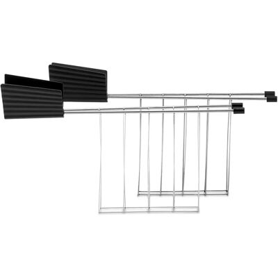 Alessi Plisse Set de 2 pinces à toaster - kitchen tongs Alessi Plisse Set de 2 pinces à toaster - kitchen tongs
