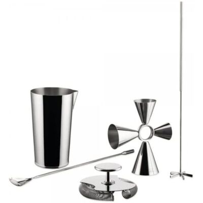 Alessi GIA25SET - Cocktailsett - Rustfritt stål - Barutstyr Alessi GIA25SET - Cocktailsett - Rustfritt stål - Barutstyr