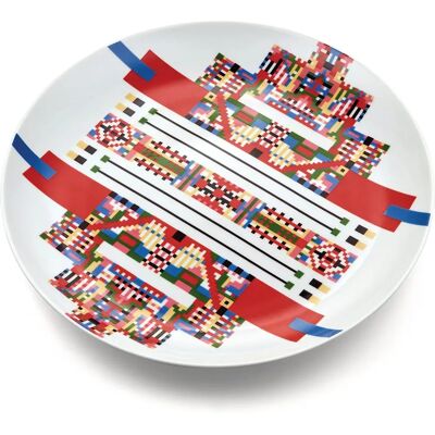 Alessi Holyhedrics Porzellanteller - Italienisches Design Alessi Holyhedrics Porzellanteller - Italienisches Design