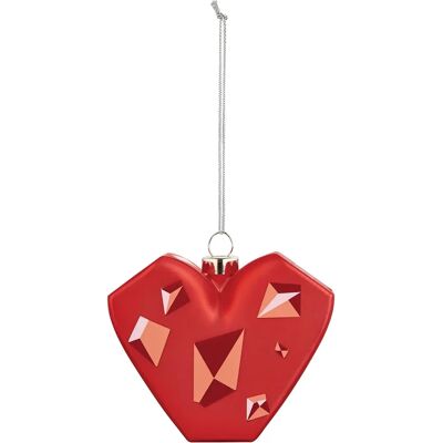 Alessi Massimo Giacon Boule de Noël Rouge Carrée - Décoration de Sapin - Publicité Alessi Massimo Giacon Boule de Noël Rouge Carrée - Décoration de Sapin - Publicité