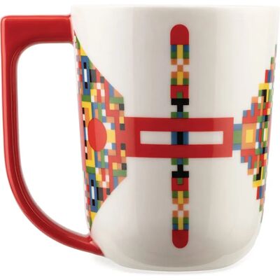 Alessi Holyhedrics Mug - 400 ml - Red Alessi Holyhedrics Mug - 400 ml - Red