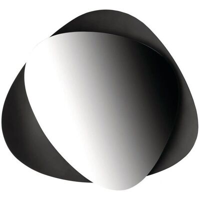 Alessi - Modell Colombina Wandspiegel - Schwarz - Stahl - Designer Doriana & Massimiliano Fuksas Alessi - Modell Colombina Wandspiegel - Schwarz - Stahl - Designer Doriana & Massimiliano Fuksas