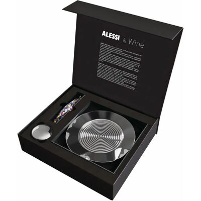 Ensemble de Vins Parrot Alessi 3 pièces - Coffret Cadeau Ensemble de Vins Parrot Alessi 3 pièces - Coffret Cadeau