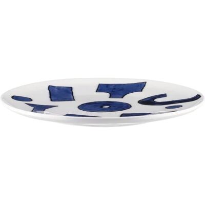 Alessi - Assiette à dessert Itsumo Bleu en Céramique - Dessert Plate - Publicité Alessi - Assiette à dessert Itsumo Bleu en Céramique - Dessert Plate - Publicité