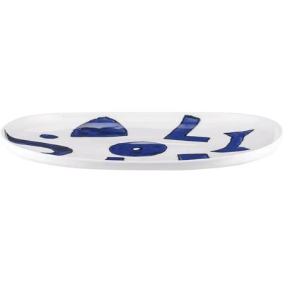 Alessi - Modello Itsumo - Blu - Piatto in ceramica - Design giapponese Alessi - Modello Itsumo - Blu - Piatto in ceramica - Design giapponese