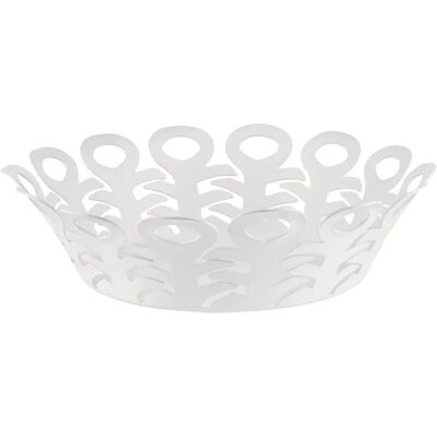 Alessi Korbschale Vimini - White - Steel - Fruit Basket Alessi Korbschale Vimini - White - Steel - Fruit Basket