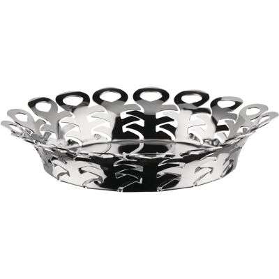 Alessi Vimini Grand Panier en Acier Inoxydable - Panier Alessi Vimini Grand Panier en Acier Inoxydable - Panier
