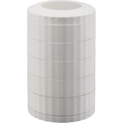 Distributeur de capsules de café Plissé - Blanc - Alessi - Michele de Lucchi Distributeur de capsules de café Plissé - Blanc - Alessi - Michele de Lucchi