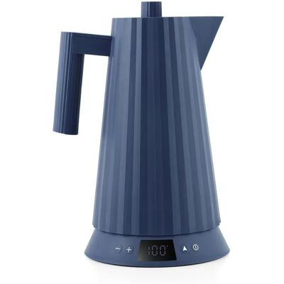 Alessi Michele de Lucchi Tetera eléctrica Plissé - Azul Alessi Michele de Lucchi Tetera eléctrica Plissé - Azul