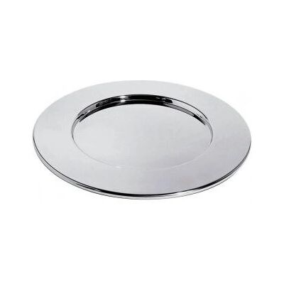 Assiette Mat en acier inoxydable - 33cm - Design élégant Assiette Mat en acier inoxydable - 33cm - Design élégant