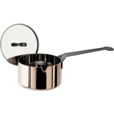 Alessi Richard Sapper Kupfer Edelstahl 10 cm Kasserolle Alessi Richard Sapper Kupfer Edelstahl 10 cm Kasserolle