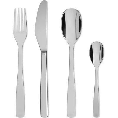 Alessi 24 deler bestikksett - Minimalistisk rustfritt stål Alessi 24 deler bestikksett - Minimalistisk rustfritt stål