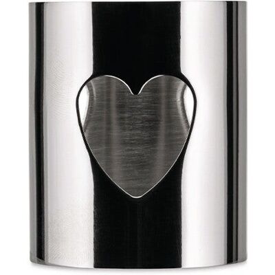 Alessi AKK10H Porte-Serviettes Cœur en Acier Inoxydable - Napkin Holder Alessi AKK10H Porte-Serviettes Cœur en Acier Inoxydable - Napkin Holder