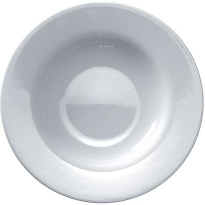 Alessi Jasper Morrison White Porcelain Deep Plate Set - Dinnerware Alessi Jasper Morrison White Porcelain Deep Plate Set - Dinnerware