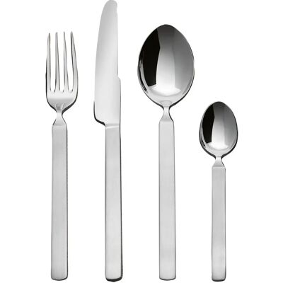 Alessi Dry 4180S24 Juego de Cubiertos de Acero Inoxidable - 24 Piezas Alessi Dry 4180S24 Juego de Cubiertos de Acero Inoxidable - 24 Piezas