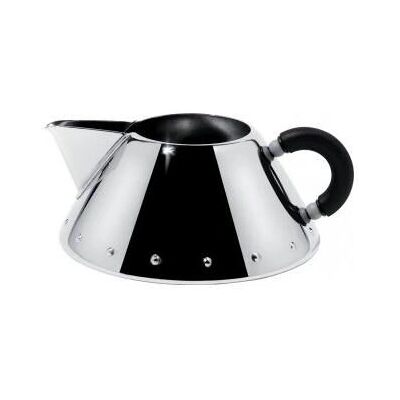 Alessi 9096 B Jarra de Leche - Acero Inoxidable, Mango Negro, Diseño Clásico Alessi 9096 B Jarra de Leche - Acero Inoxidable, Mango Negro, Diseño Clásico