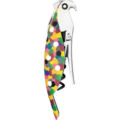 Asta per vino Proust con Pappagallo Alessi - Multicolore - Accessorio vino Asta per vino Proust con Pappagallo Alessi - Multicolore - Accessorio vino