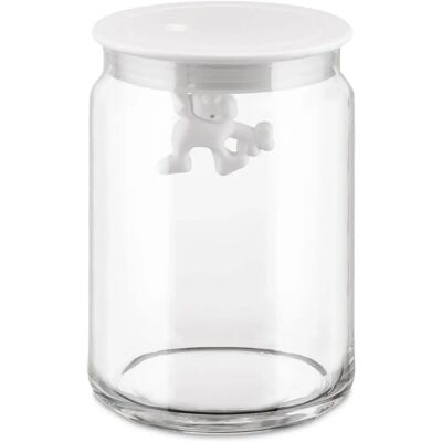Alessi Gianni Kitchen Storage Jar - White - 90cl Alessi Gianni Kitchen Storage Jar - White - 90cl