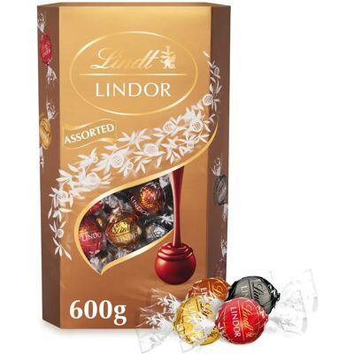 Lindt Lindor Assorted Chocolate Truffles - 600g - Assorted Flavors Lindt Lindor Assorted Chocolate Truffles - 600g - Assorted Flavors