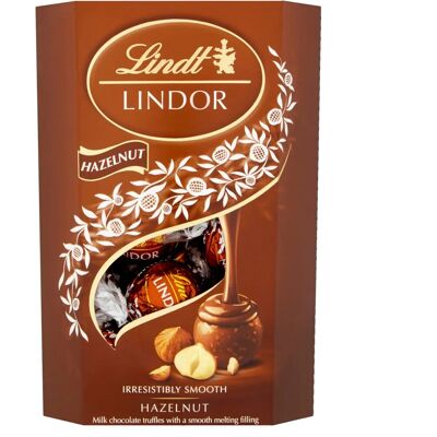 Lindt Lindor Hazelnut Chocolate Truffles - Chocolate & Hazelnut Lindt Lindor Hazelnut Chocolate Truffles - Chocolate & Hazelnut