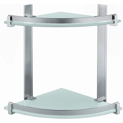 Gedy Półka łazienkowa Chrome szczotkowane - Przechowywanie łazienki Gedy Półka łazienkowa Chrome szczotkowane - Przechowywanie łazienki